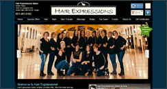 Desktop Screenshot of hairexpressions.biz